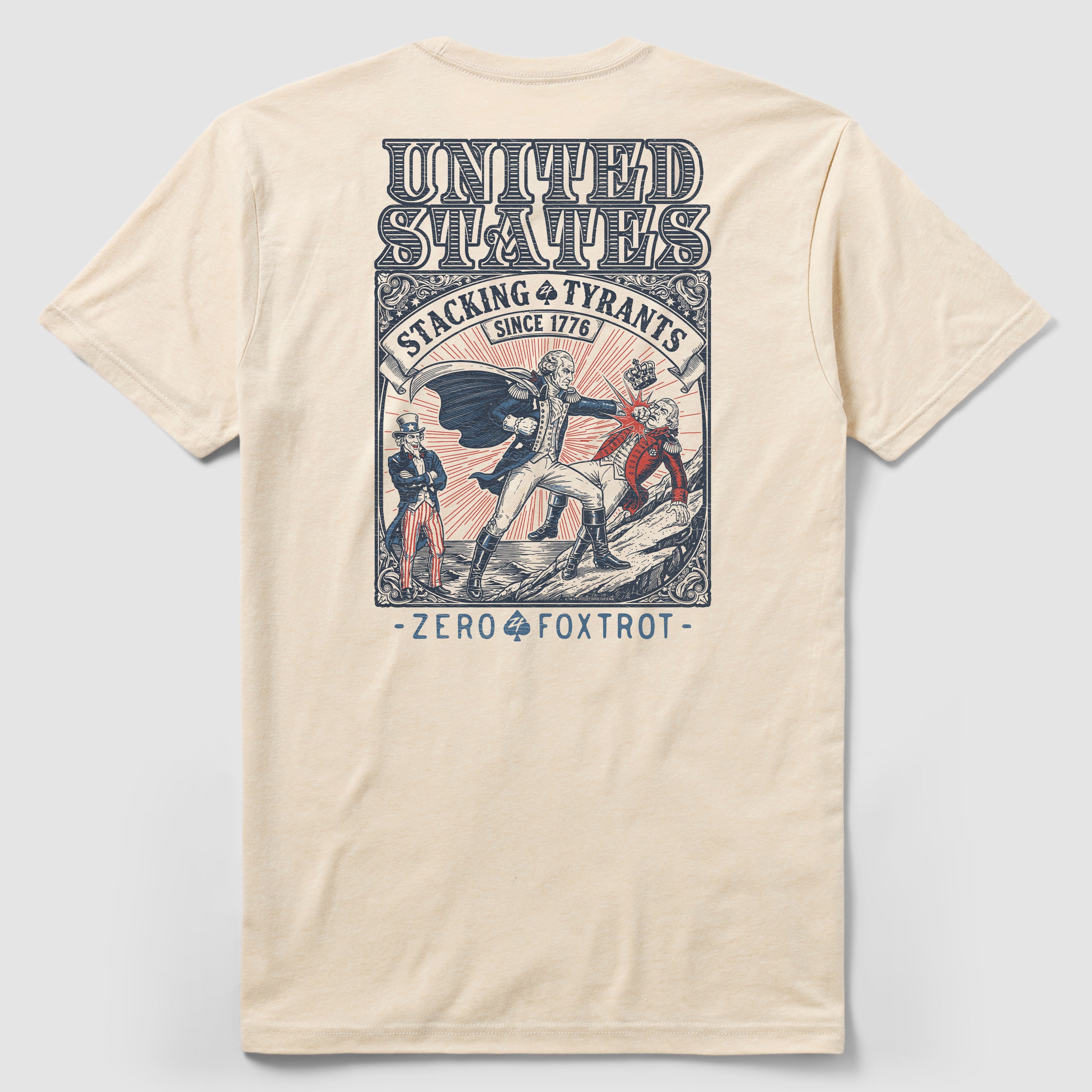 Stacking Tyrants Tee - Cream