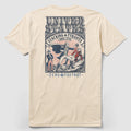 Stacking Tyrants Tee - Cream, cream graphic T-shirt featuring a vintage United States illustration with soldiers, Stacking Tyrants lettering, and Zero Foxtrot text