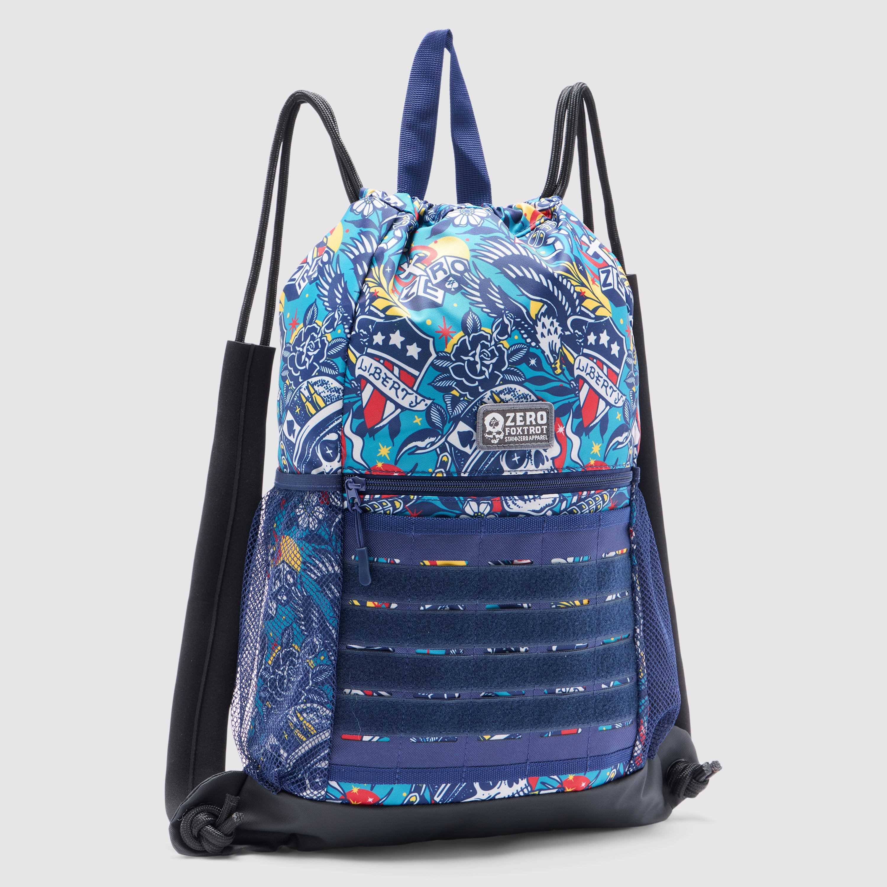 Liberty Skull TAC Drawstring Pack