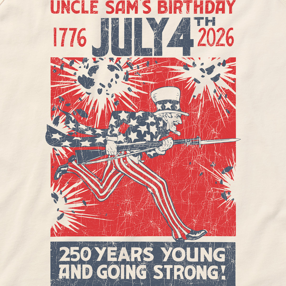 Uncle Sam's B-Day Tank –ZERO FOXTROT