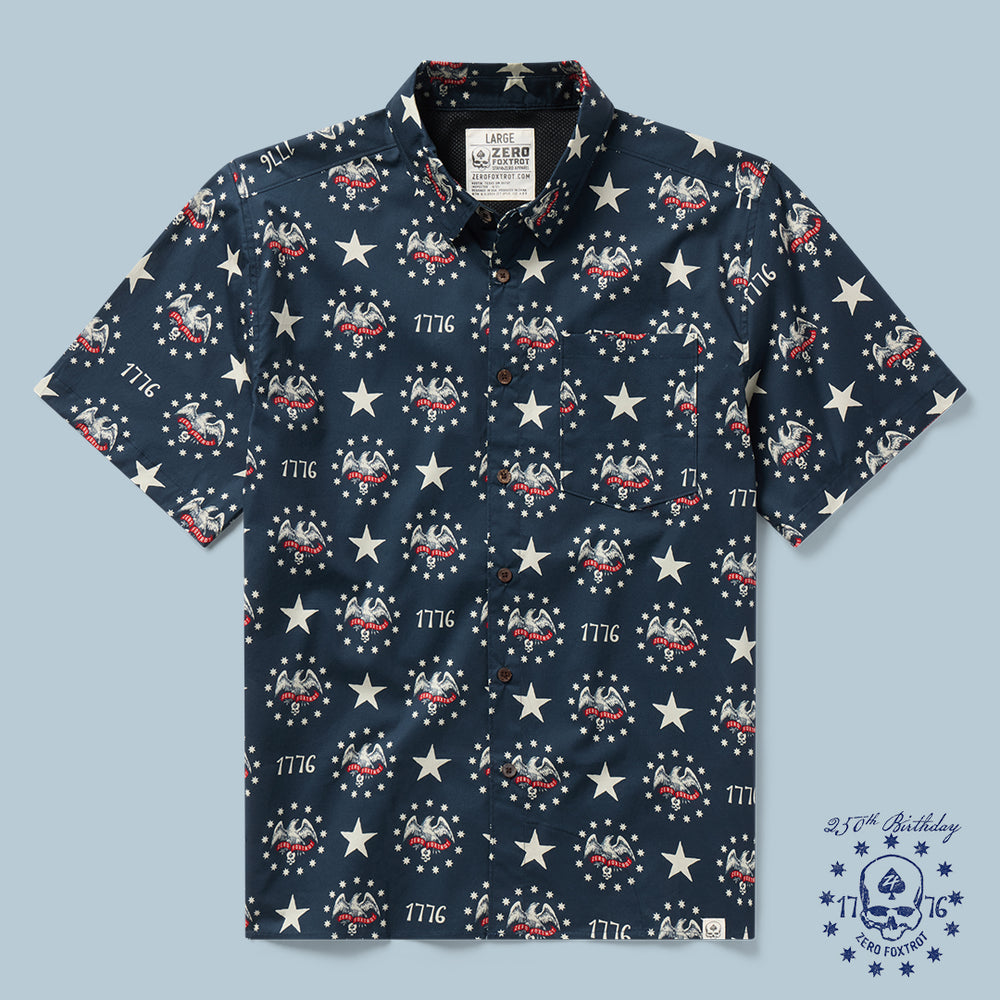Old Glory Surf Shirt –ZERO FOXTROT