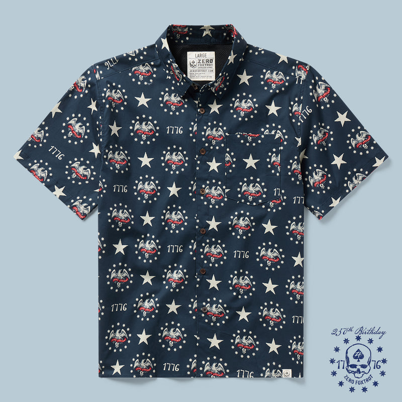 Old Glory Surf Shirt –ZERO FOXTROT