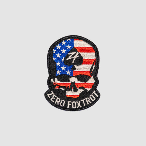 ZF Americana Skull Logo Patch