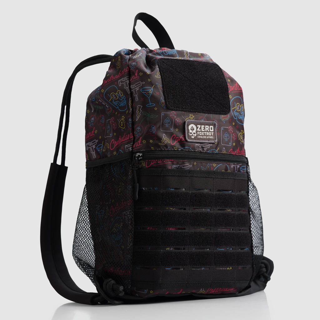 Drawstring Gab TAC Drawstring Pack –ZERO FOXTROT