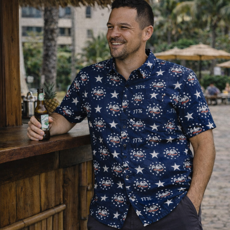 Old Glory Surf Shirt –ZERO FOXTROT