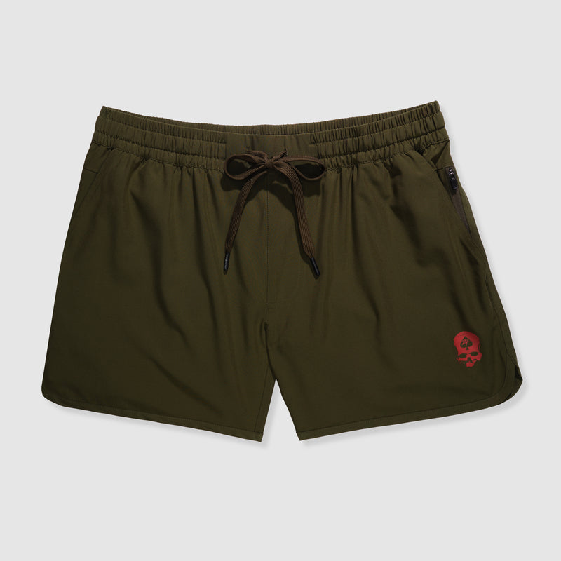 men's dress shorts 5 inch inseam AIMPACT Men's Cotton Classic Shorts Elastic Waist 5.5 Inch Pockets AquaGreen at Amazon Men's Clothing store