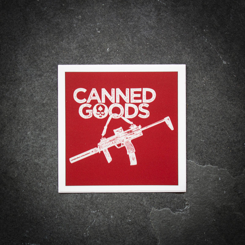 Canned Sticker