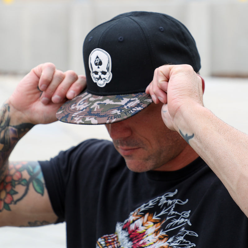 ZF Skull Camo Snapback