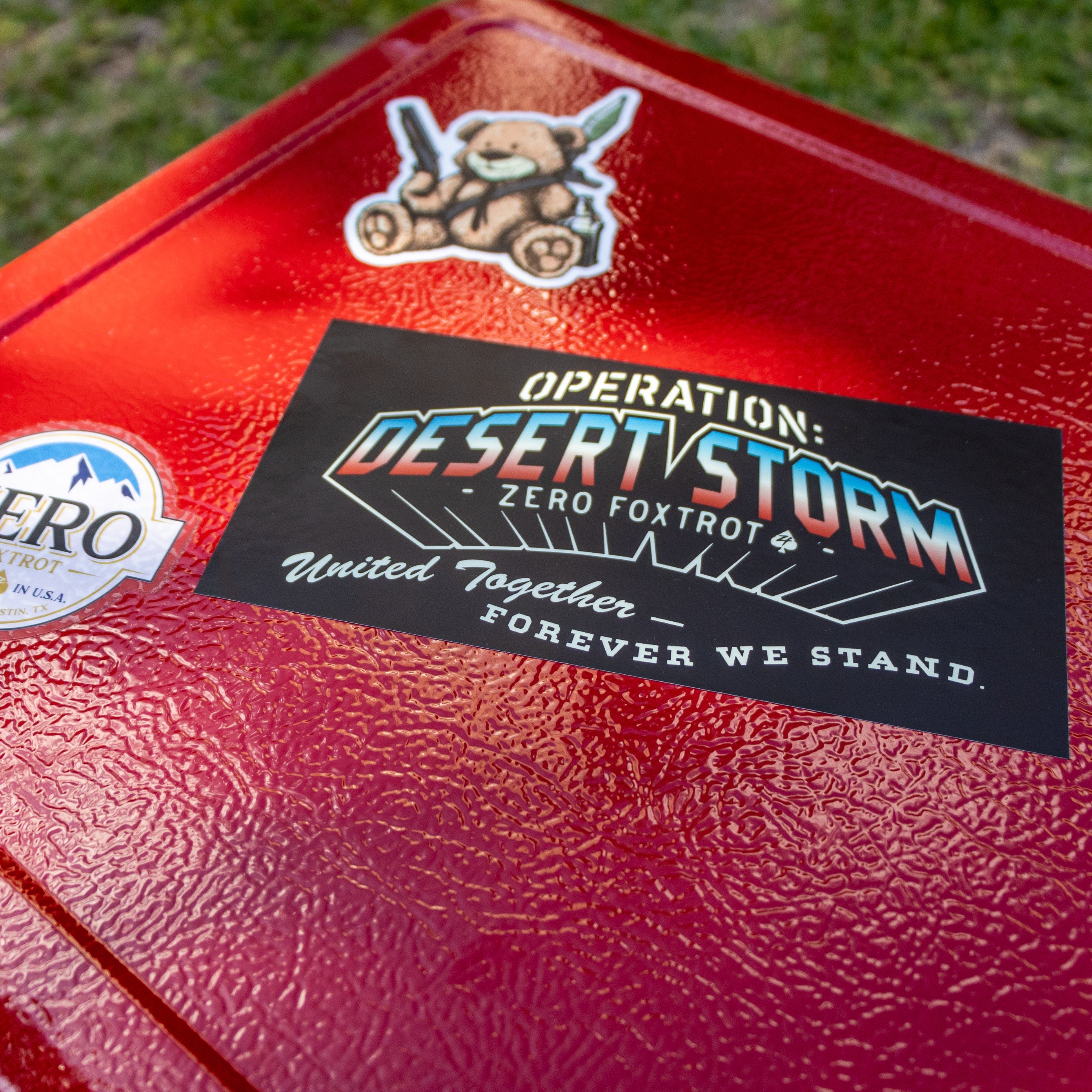 Desert Storm Bumper Sticker ZERO FOXTROT