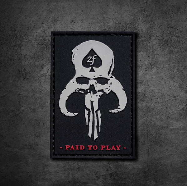 Paid To Play Patch (PVC)