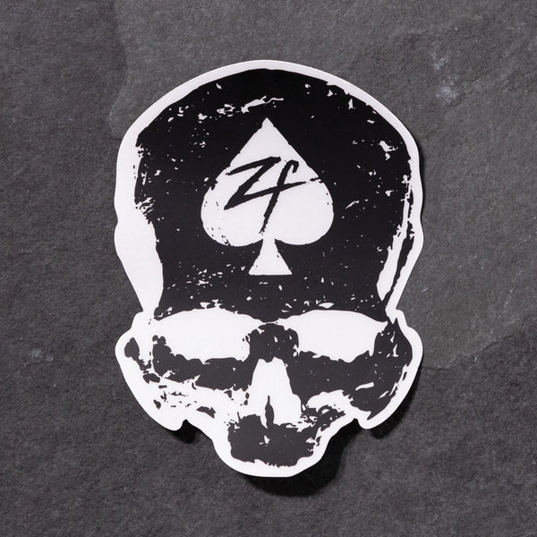 ZF Skull Clear Sticker